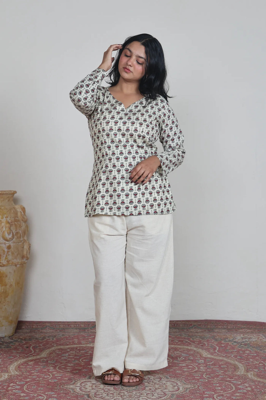 Pihu Sleeved Corset Kurti