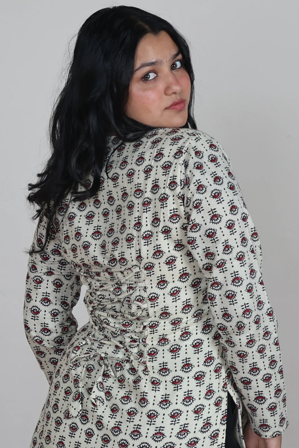 Pihu Sleeved Corset Kurti
