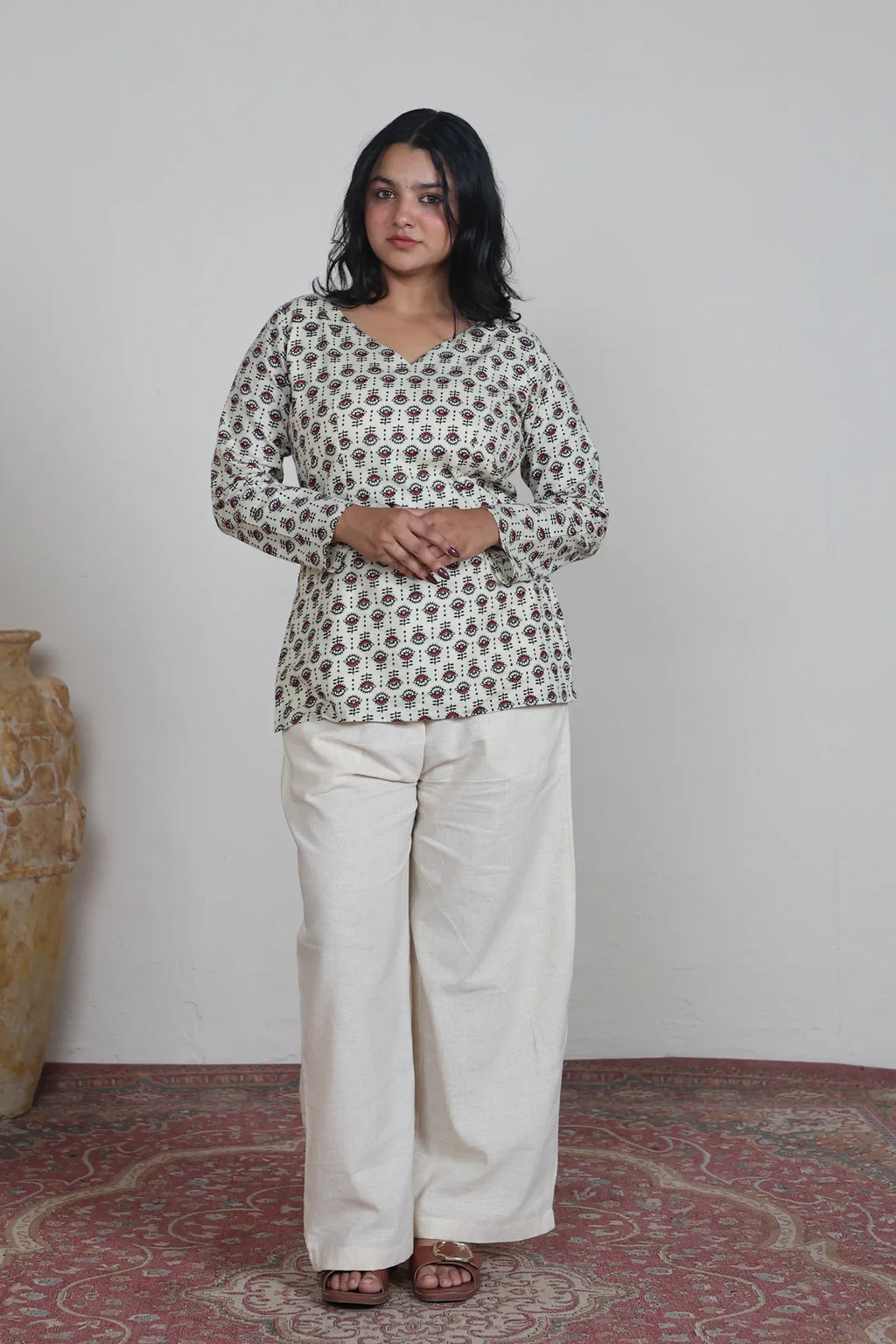 Pihu Sleeved Corset Kurti